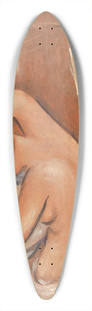Mikul Galanda - Washing Hair 39.3 inch art pintail longboard deck