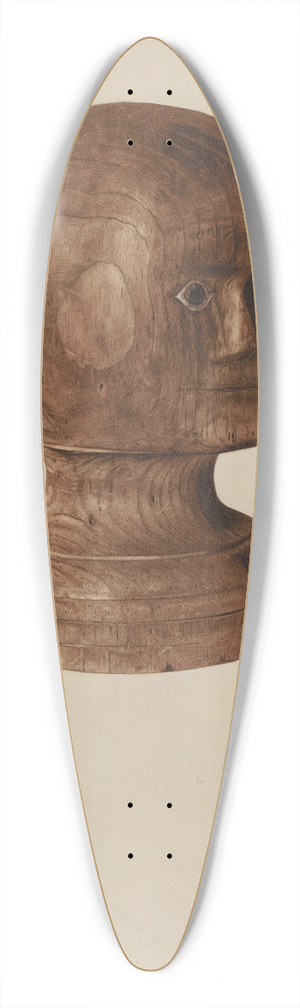Mildred E. Bent - Wig Block 39.3 inch art pintail longboard deck
