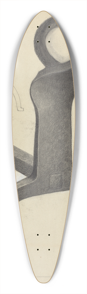 Mildred Ford - Andiron (One of Pair) 39.3 inch art pintail longboard deck