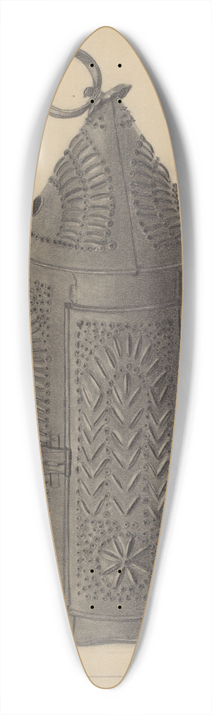 Mildred Ford - Lantern 39.3 inch art pintail longboard deck