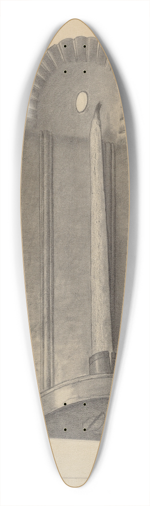 Mildred Ford - Sconce 39.3 inch art pintail longboard deck