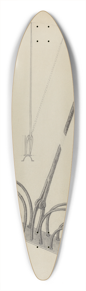 Mildred Ford - Toast Rack 39.3 inch art pintail longboard deck