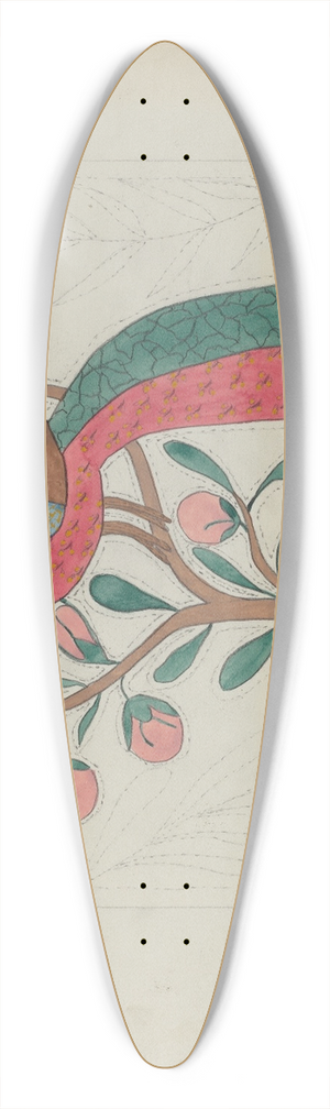 Mildred Prince - Applique Quilt 39.3 inch art pintail longboard deck