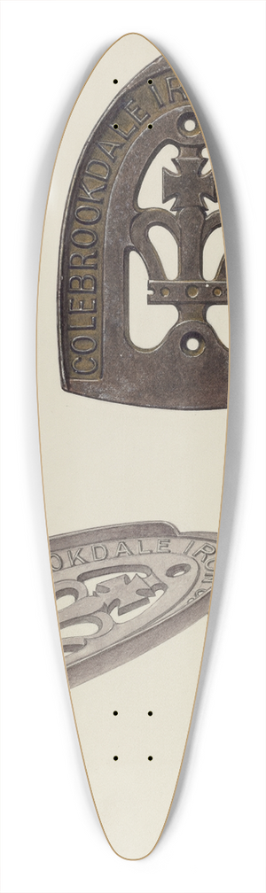 Milton Bevier - Trivet 39.3 inch art pintail longboard deck