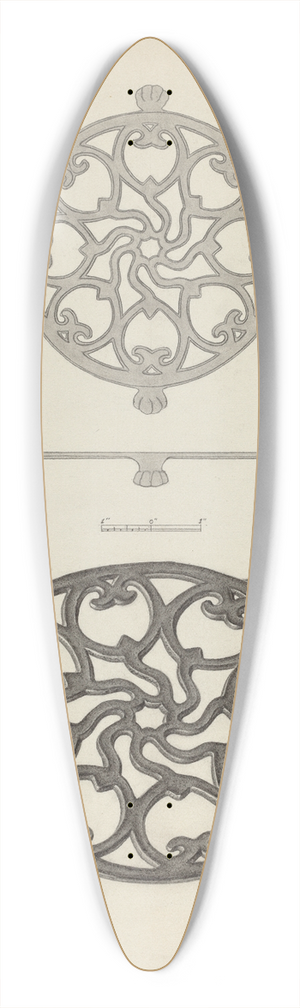 Milton Grubstein - Trivet 39.3 inch art pintail longboard deck