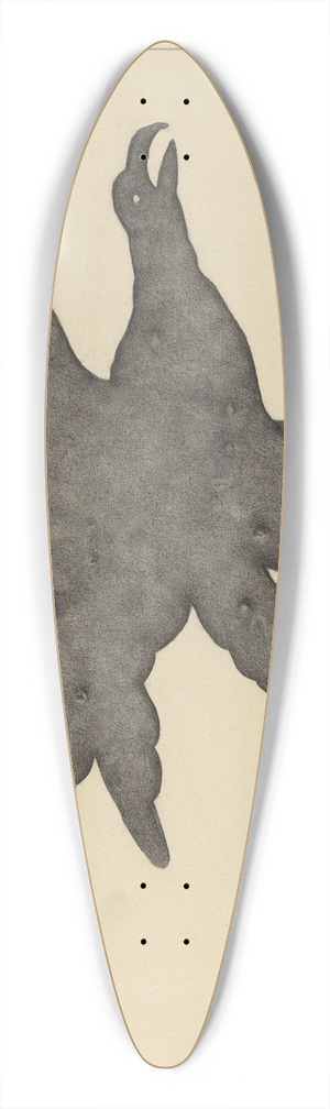 Milton Grubstein - Weather Vane  Eagle 39.3 inch art pintail longboard deck