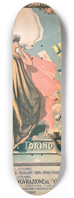 Giovanni Battista Carpanetto - 9 Settembre 1899, Inaugurazione Al Monumento Di Vittorio Emanuele Ii 8.25 inch art skate deck