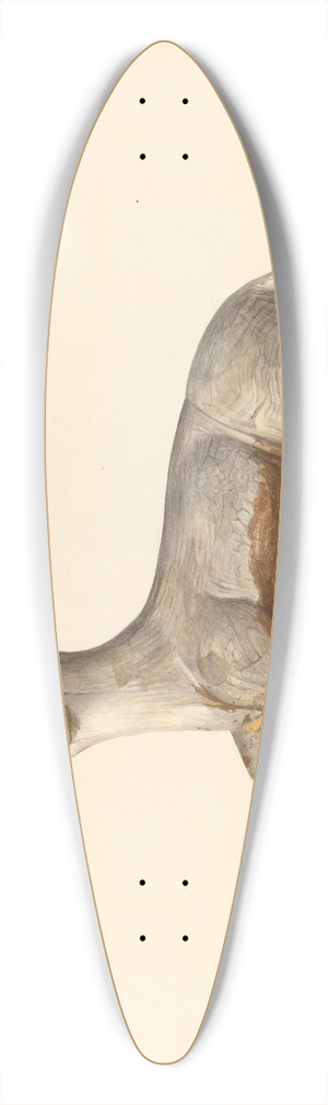 Mina Lowry - Deer Figurine 39.3 inch art pintail longboard deck
