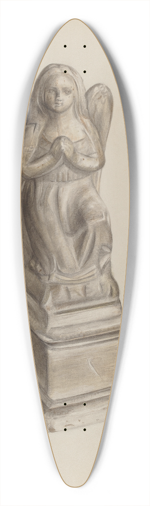 Mina Lowry - Figurine 39.3 inch art pintail longboard deck