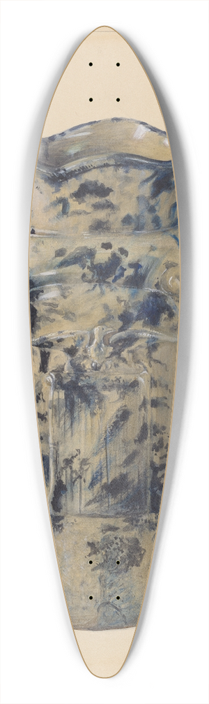 Mina Lowry - Pitcher 39.3 inch art pintail longboard deck