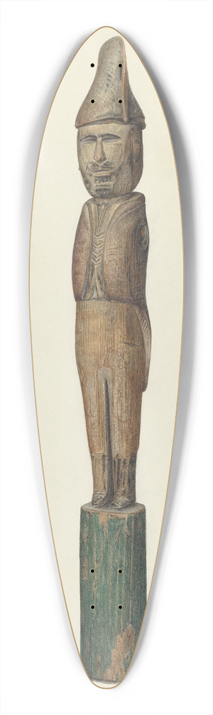 Mina Lowry - Whirligig 39.3 inch art pintail longboard deck