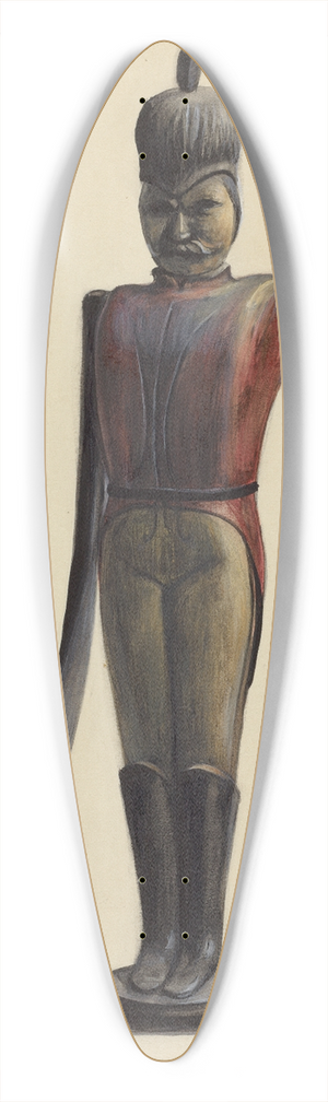 Mina Lowry - Whirligig 39.3 inch art pintail longboard deck