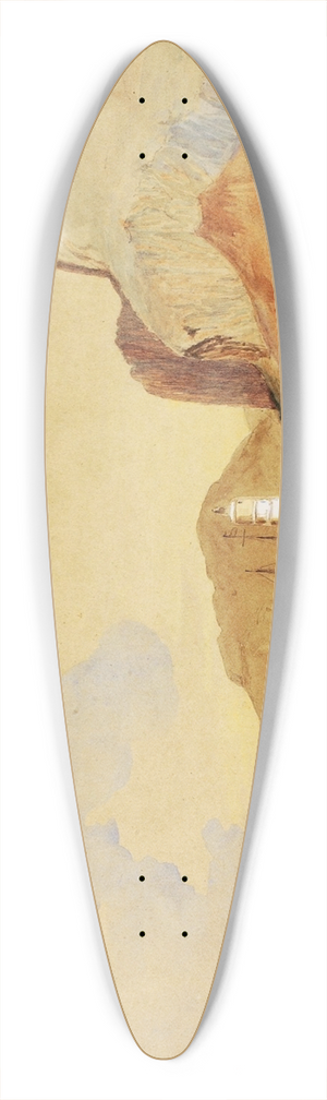 Miner Kilbourne Kellogg - Moli at Palermo 39.3 inch art pintail longboard deck