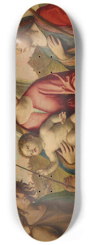 Giovanni Battista Cima da Conegliano - Virgin And Child With Ss. Catherine And John The Baptist 8.25 inch art skate deck