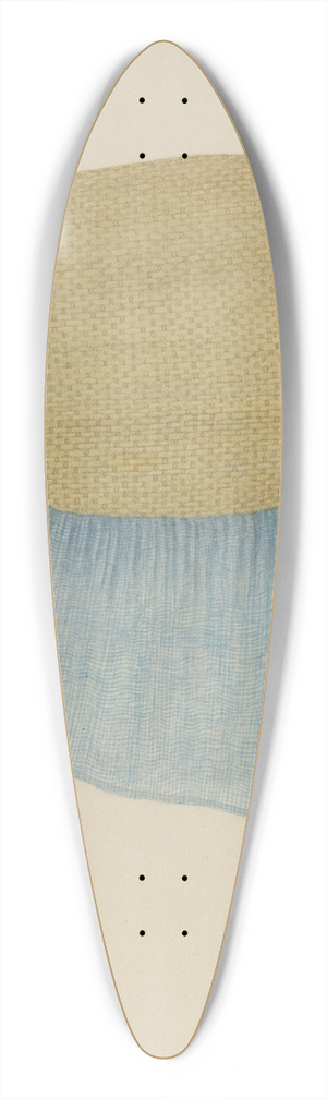 Mona Brown - Shaker Straw Bonnet 39.3 inch art pintail longboard deck