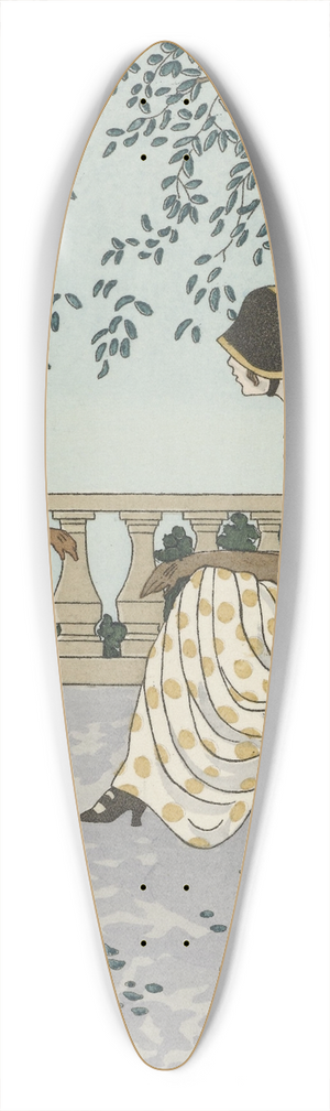 Monogrammist MFN - Robe de crpon 39.3 inch art pintail longboard deck