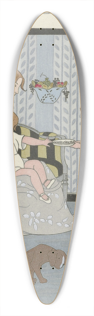 Monogrammist MFN - Robe de petite fill 39.3 inch art pintail longboard deck