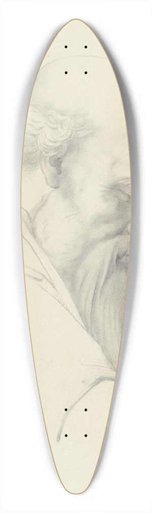 Moritz Daniel Oppenheim - Der Heilige Hieronymus aus Raffaels Disputa 39.3 inch art pintail longboard deck