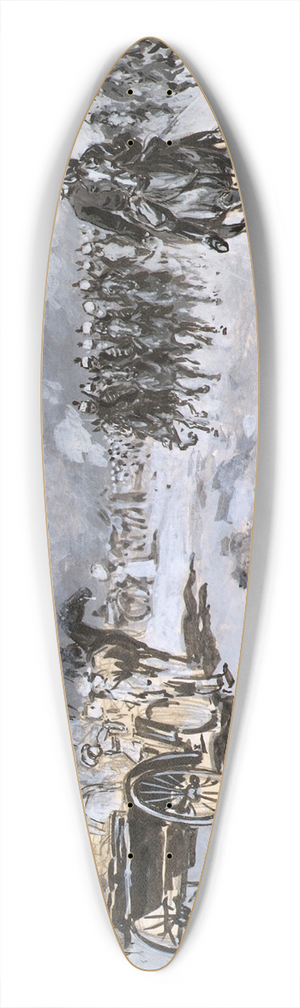 Moritz Ledeli - Defilierung auf der Schmelz in Wien 39.3 inch art pintail longboard deck