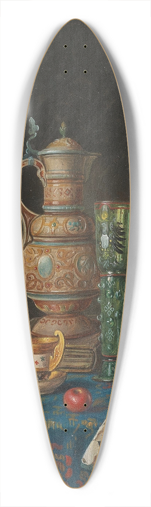 Moritz Mansfeld - Stillleben mit Krug und englischer Zeitung 39.3 inch art pintail longboard deck