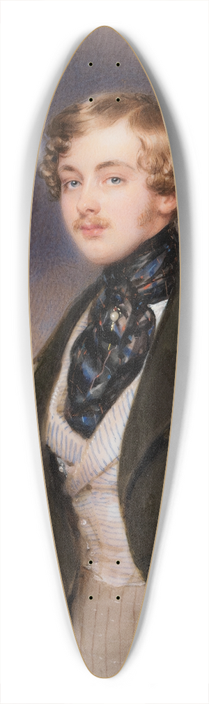 Moritz Michael Daffinger - Bildnis des Erbprinzen Ludwig II. von Baden 39.3 inch art pintail longboard deck
