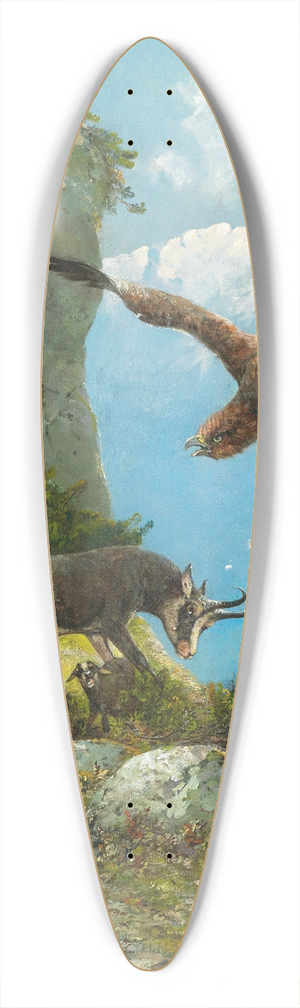 Moritz Mller - Gams und Steinadler 39.3 inch art pintail longboard deck