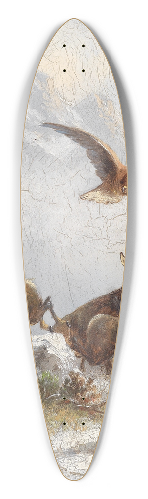 Moritz Mller - Gmsen von Adler verfolgt 39.3 inch art pintail longboard deck