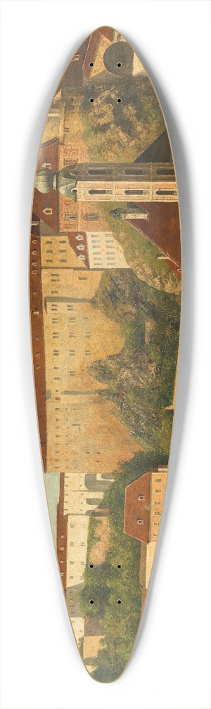 Moritz Stifter - Blick auf Krumau 39.3 inch art pintail longboard deck
