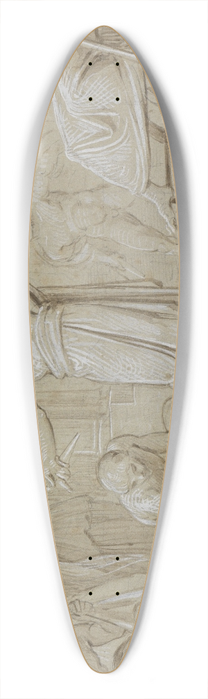 Moritz von Schwind - Der Tod der Virginia 39.3 inch art pintail longboard deck