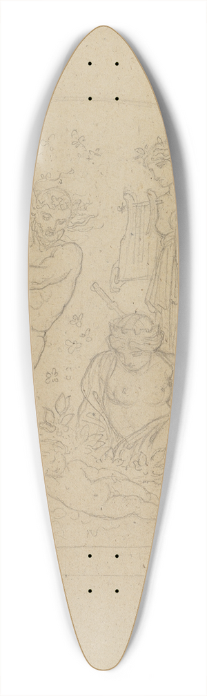 Moritz von Schwind - Pindar 39.3 inch art pintail longboard deck