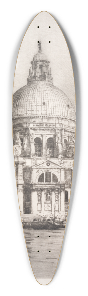 Mortimer Menpes - Santa Maria Della Salute #1 39.3 inch art pintail longboard deck