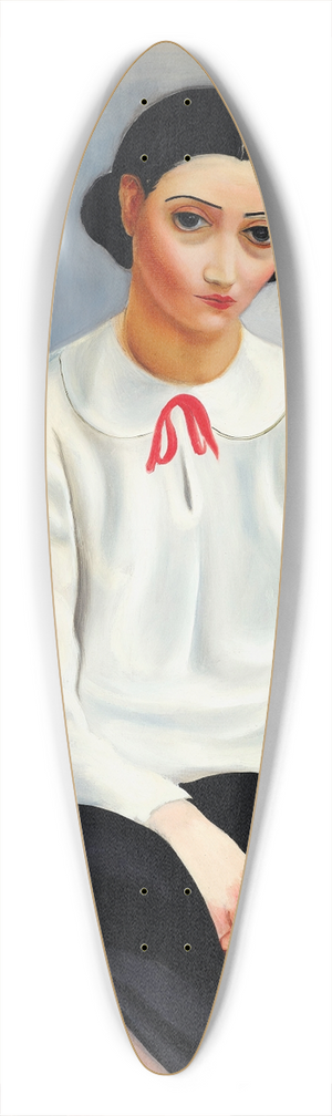 Mose Kisling - Femme au corsage blanc 39.3 inch art pintail longboard deck