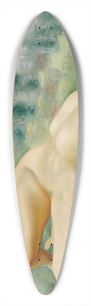 Mose Kisling - Nu dans lherbe 39.3 inch art pintail longboard deck