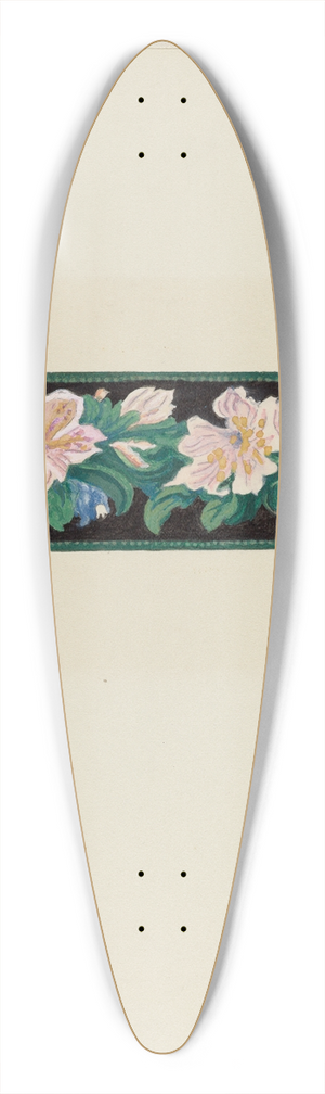 Moses Bank - Wallpaper Border 39.3 inch art pintail longboard deck