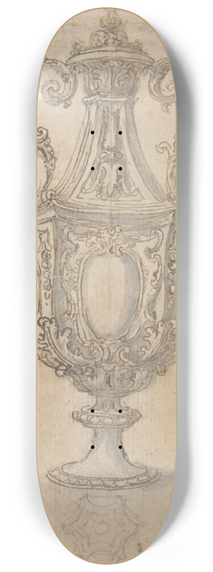 Giovanni Battista Foggini - Design for a Vase with a Cross-section of its Neck 8.25 inch art skate deck