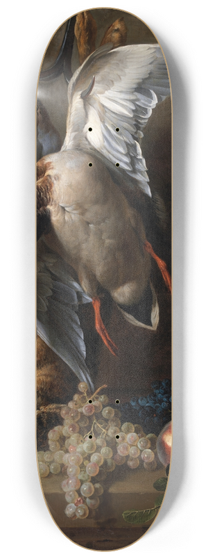 Alexandre Franois Desportes - A Group of Dead Game 8.25 inch art skate deck