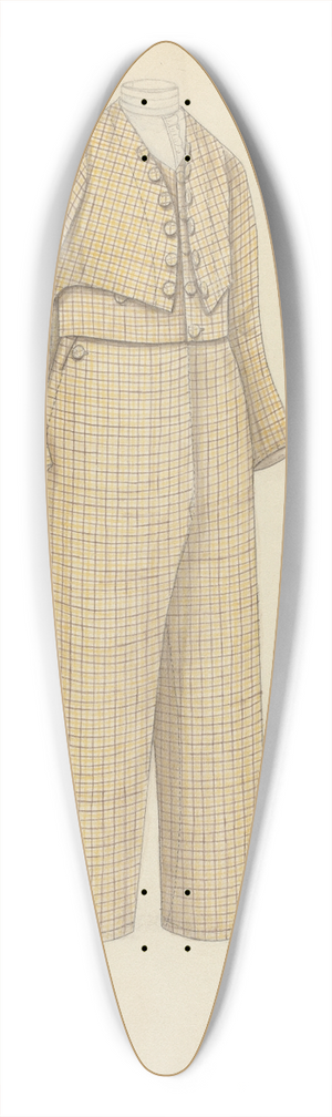 Nancy Crimi - Boys Suit 39.3 inch art pintail longboard deck
