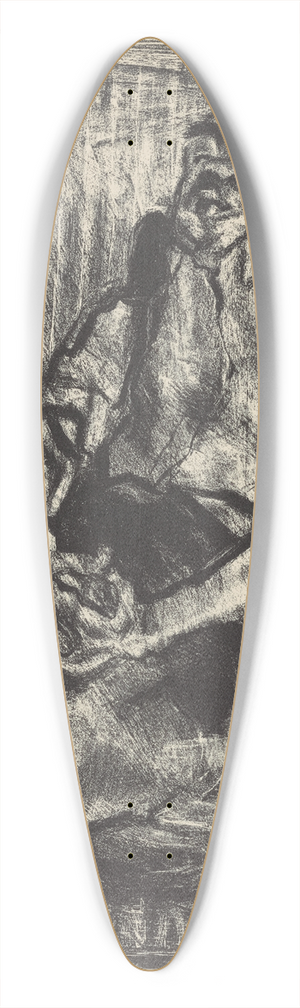 Nan Lurie - Sunday Afternoon 39.3 inch art pintail longboard deck