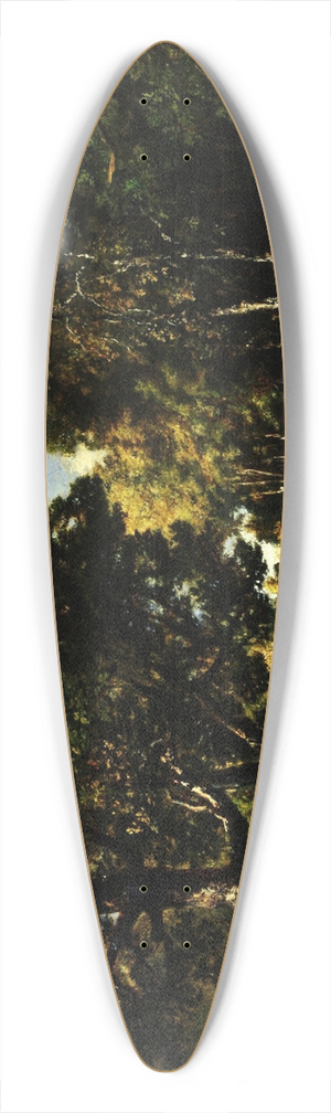 Narcisse-Virgile Diaz de La Pea - Landscape 39.3 inch art pintail longboard deck