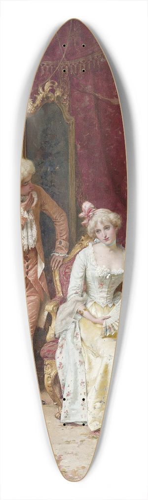 Natale Attanasio - The Admirer 39.3 inch art pintail longboard deck