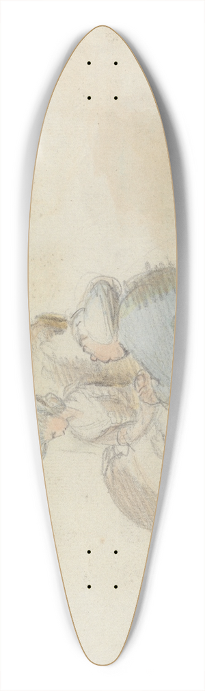 Nathaniel Dance Holland - The Proposal 39.3 inch art pintail longboard deck