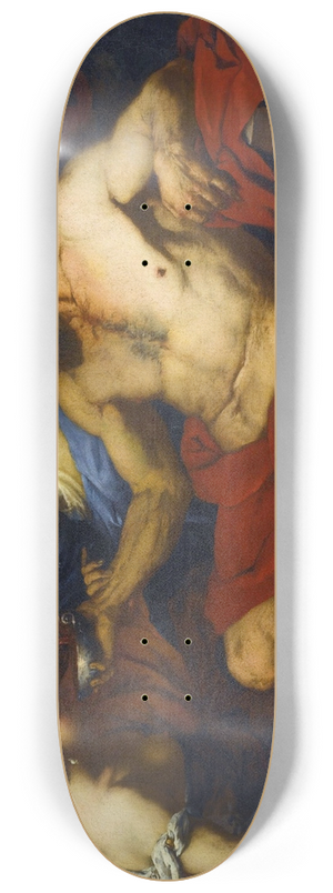 Giovanni Battista Langetti - Lot And His Daughters 8.25 inch art skate deck Giovanni Battista Langetti - Lot And His Daughters 8.25 inch art skate deck