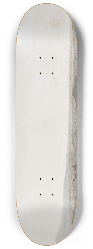 Giovanni Battista Lusieri - A panoramic view of Rome from the Aventine Hill towards the South 8.25 inch art skate deck Giovanni Battista Lusieri - A panoramic view of Rome from the Aventine Hill towards the South 8.25 inch art skate deck