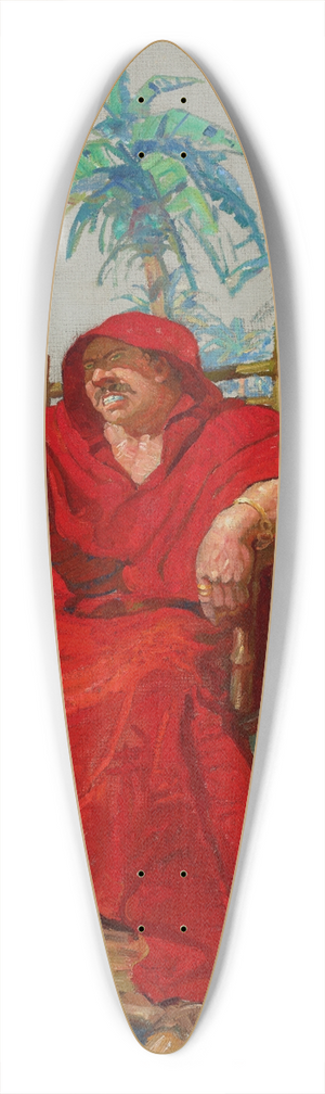 N. C. Wyeth - The Red Robe 39.3 inch art pintail longboard deck