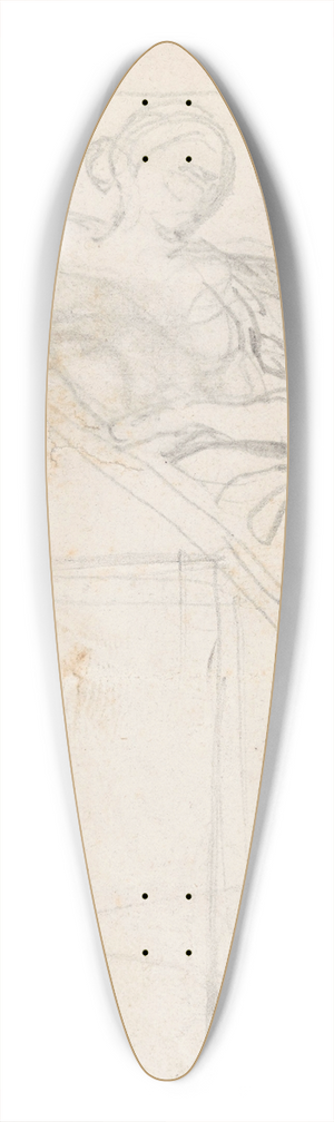 Nicaise De Keyser - Faade Sculpture 39.3 inch art pintail longboard deck