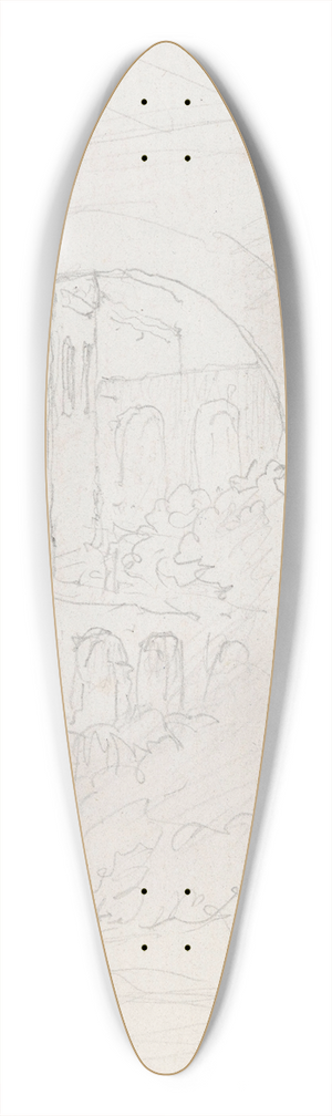 Nicaise De Keyser - In Munich 39.3 inch art pintail longboard deck