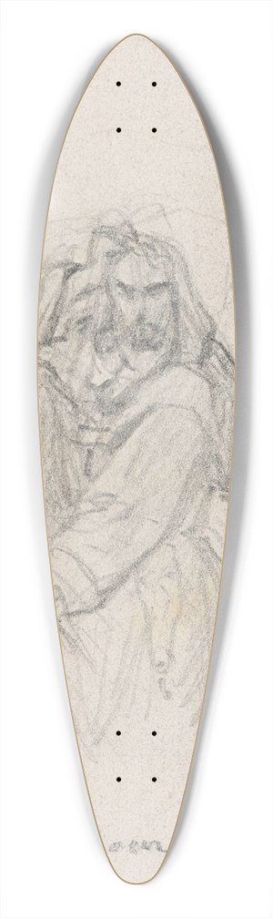 Nicaise De Keyser - The Giaour 39.3 inch art pintail longboard deck