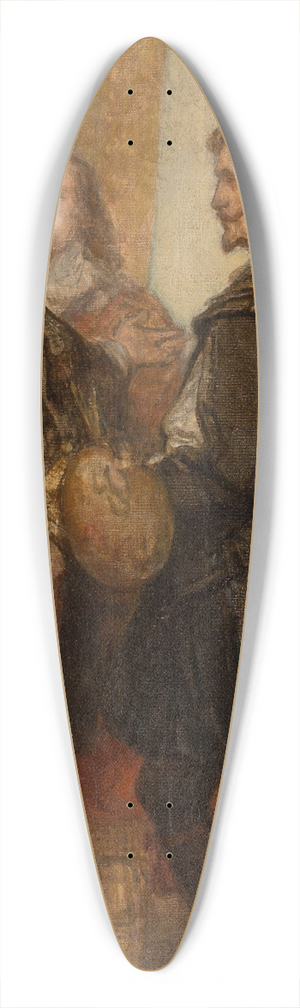 Nicaise De Keyser - The Painter Anthony van Dyck in London 39.3 inch art pintail longboard deck