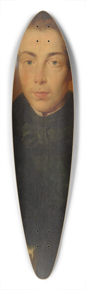 Nicaise De Keyser - The Painter Henri Leys 39.3 inch art pintail longboard deck
