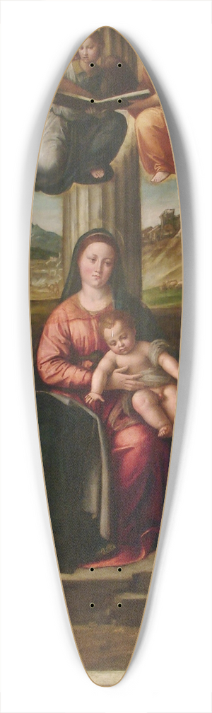 Niccol Pisano - Santa Conversacin 39.3 inch art pintail longboard deck